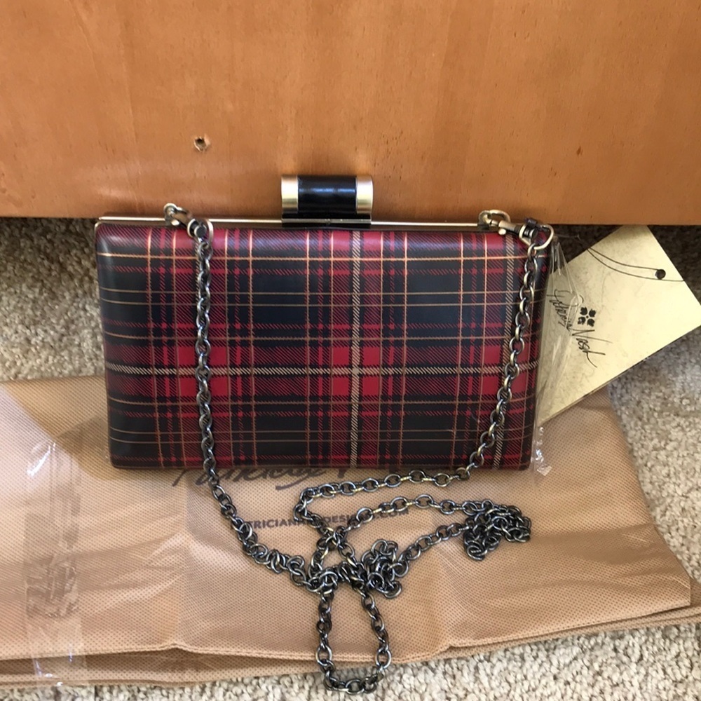 NWT! PATRICIA NASH tartan collection clutch